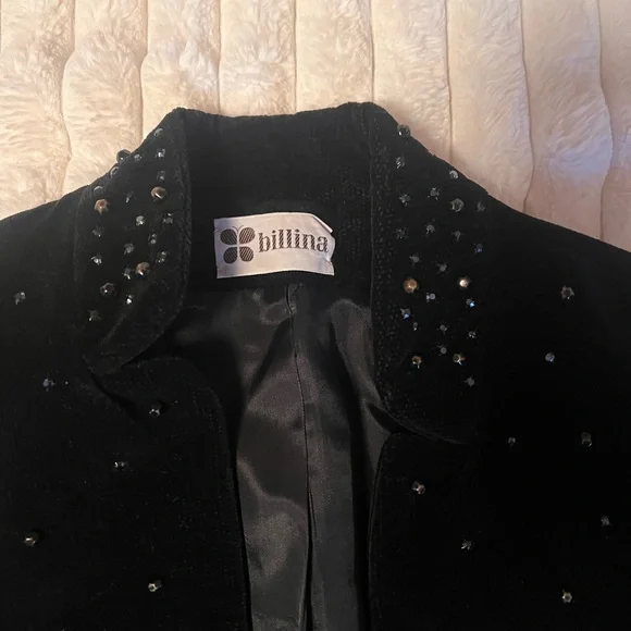 Vintage Billina Velvet Blazer - Picture 1 of 6